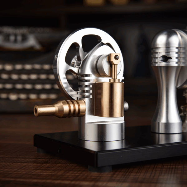 K005 Miniature Steam Engine Model - for Early Tech Engine Enthusiasts & Physics Enthusiasts - Image 3
