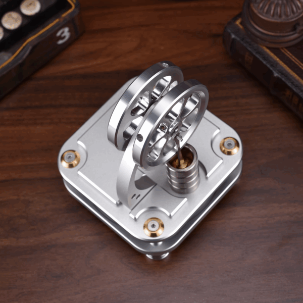 Low Temperature Stirling Engine Stainless Steel Engine Model Toy for Intelligence Development - Image 2
