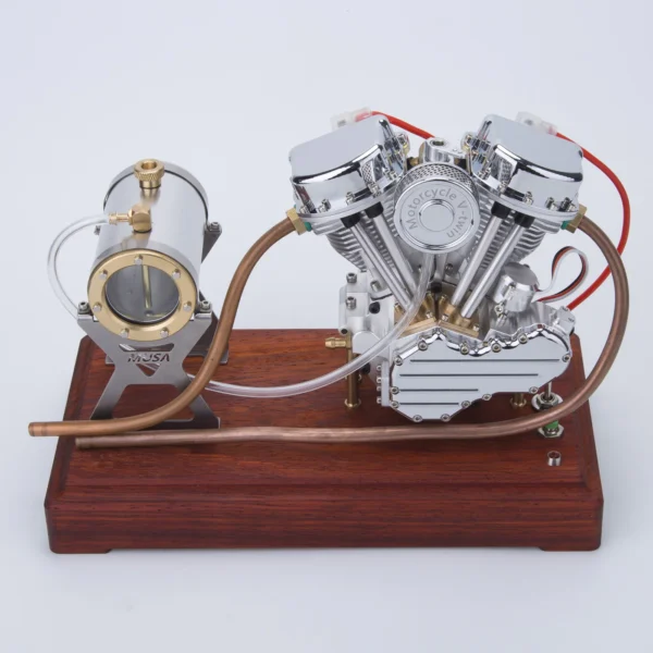 CISON FG-VT9 9cc V2 Engine and Original Parts V-twin 4-Stroke Air-cooled Motorcycle Engine - Image 4