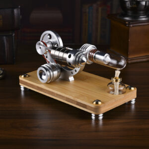 M14-03-S Aluminum Single Cylinder Stirling Engine Model - High Temp Engine