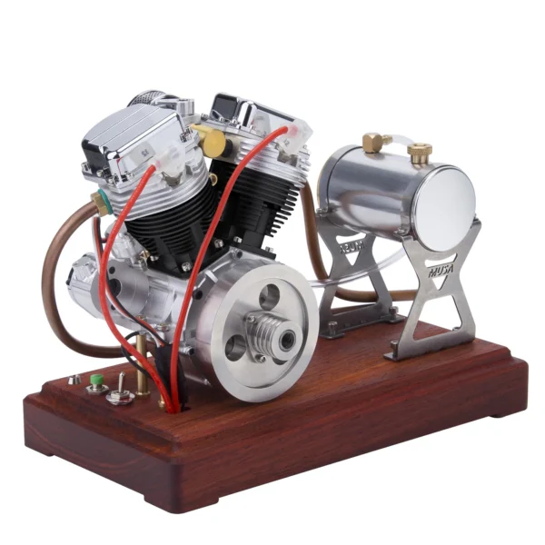 CISON FG-VT9 9cc V2 Engine and Original Parts V-twin 4-Stroke Air-cooled Motorcycle Engine - Image 2