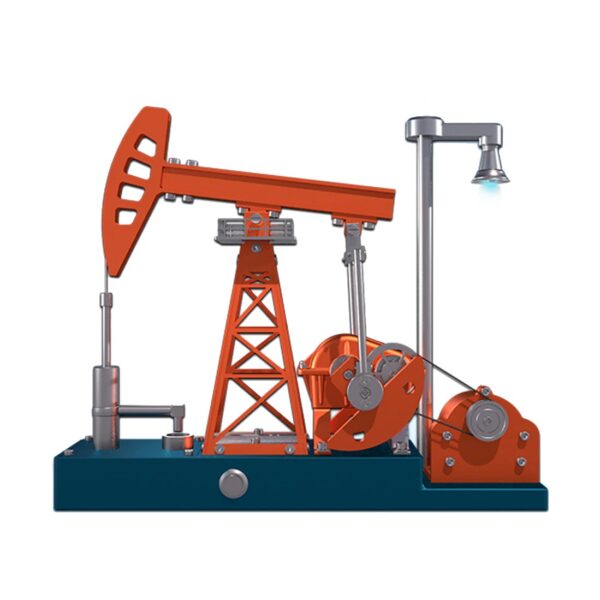 Pumping Unit that Works - Oil Pump Jack Model Kit - TECHING 3D Metal Oilfield Working Equipment with Light Oil Rig Educational Toys Collection 219Pcs - Image 3