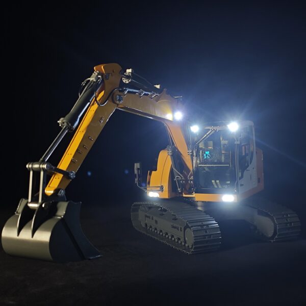 1/14 Scale RC Hydraulic Excavator R920 JDM Model 208 Metal Radio Control Digger Model Construction Truck - Image 2