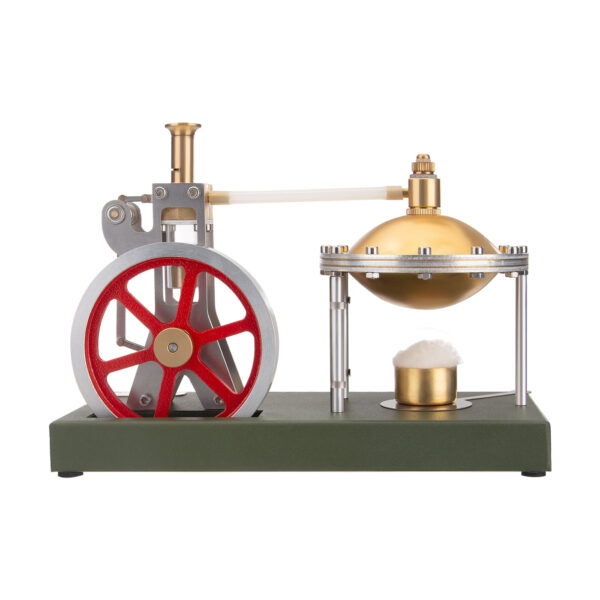 ENJOMOR DIY Assembly Steam Engine Kit Retro Vertical with Spherical Boiler DIY KIT - Image 3